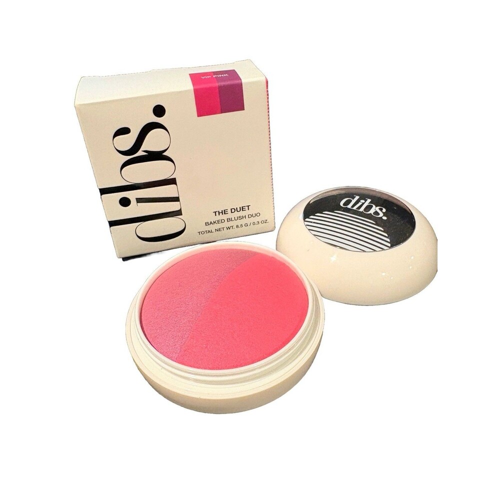 Dibs The Duet Baked Blush VIP Pink 0.3 oz/8.5g NIB